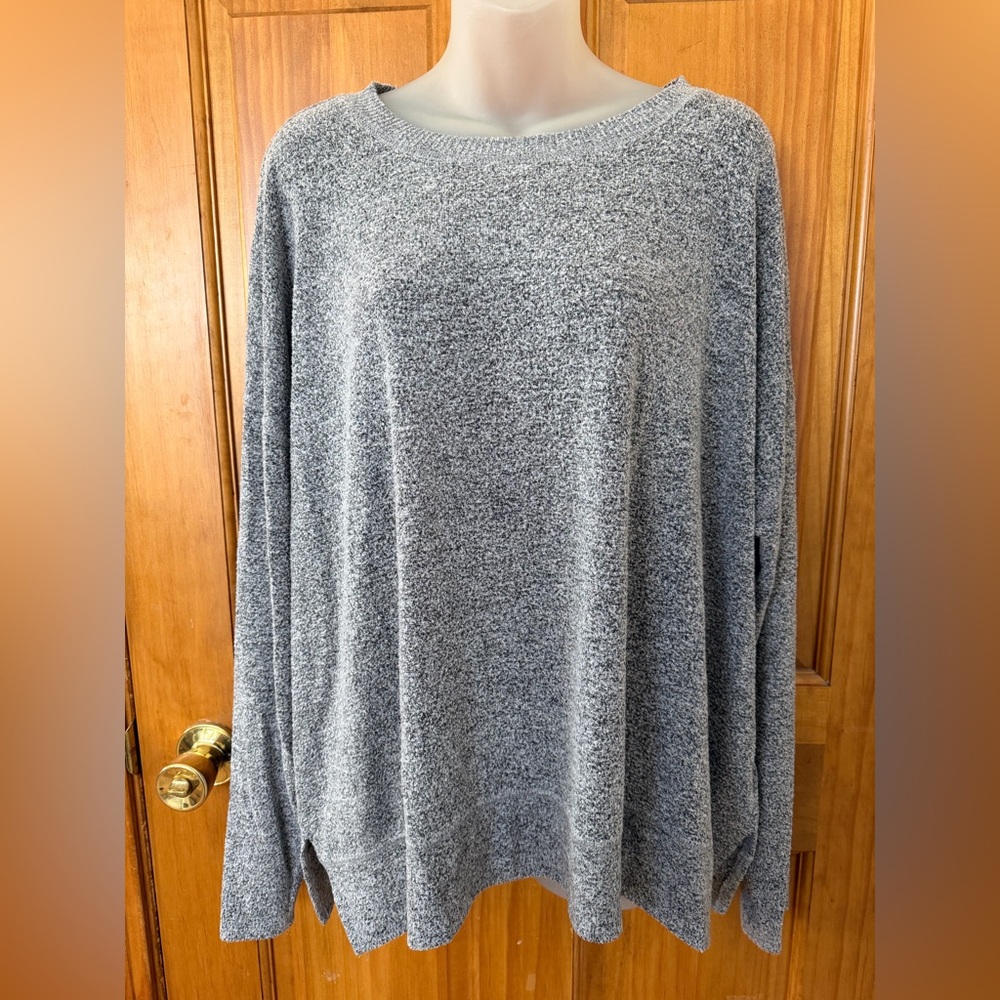 Lucky Brand Heathered Gray Women's Sweater